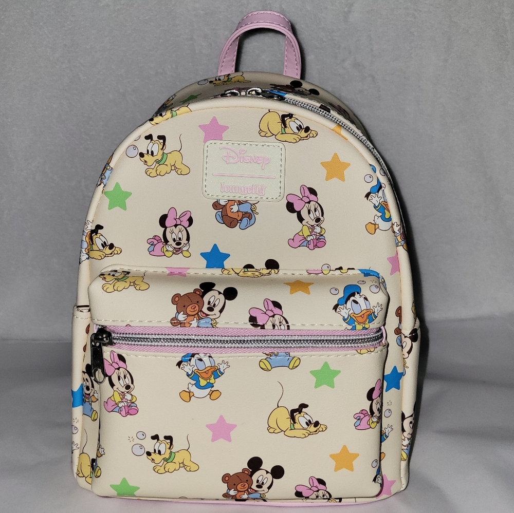 Loungefly Disney Baby Mickey Mouse And Friends Mini Backpack - Picture 5 of 8